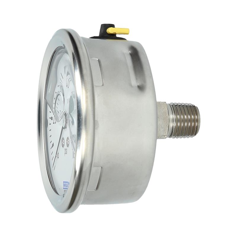 PG-2.5-inch-Back-mount Pressure Gauge 0-1 Bar/15 PSIG Wika - Image 1